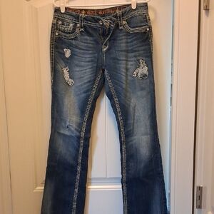 Rock Revival "Vivian Easy Boot" Blue Jeans